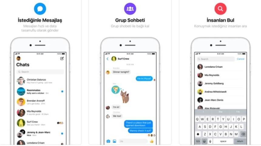Türkiye'ye özel Facebook Messenger Lite iOS yayınlandı!