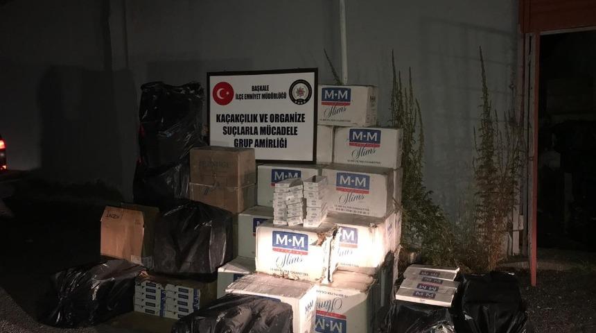 Van&rsquo;da 19 bin paket ka&ccedil;ak sigara ele ge&ccedil;irildi