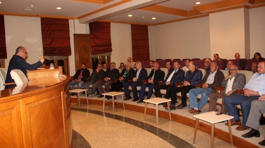 Başkan Arslan, muhtarlar ve STK temsilcileriyle bir araya geldi