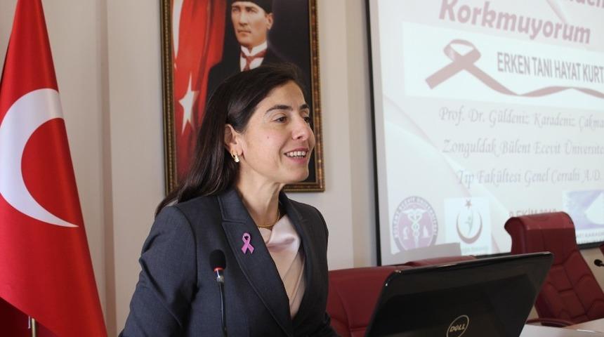 Kanserden korunmak i&ccedil;in farkındalık eğitimi d&uuml;zenlendi