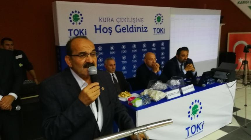 Kargı'da TOKİ konutları sahiplerini buldu