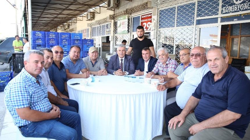 Hal Esnafından Serik Belediyespor&rsquo;a destek