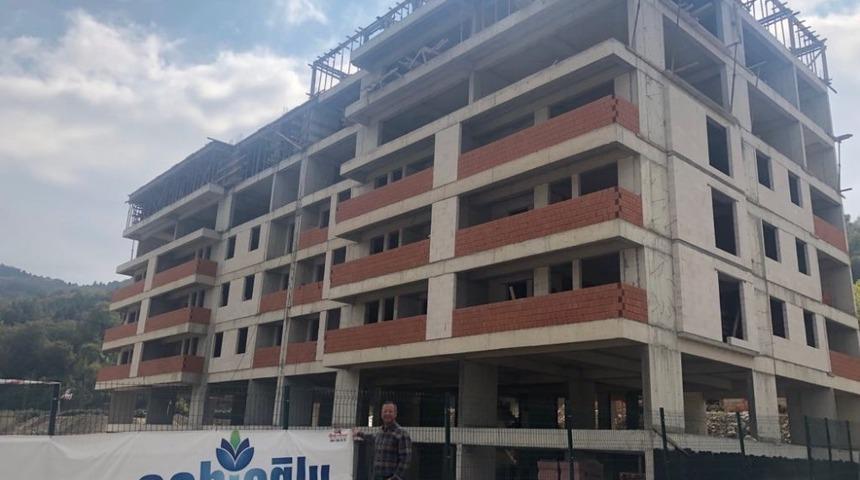 Yenice&rsquo;nin ilk doğalgazlı sitesi hızla y&uuml;kseliyor