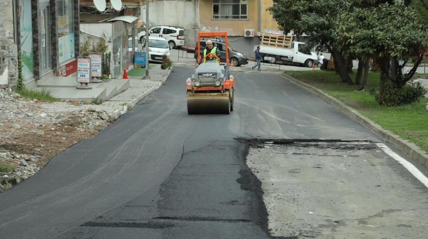 İlkadım’da sonbaharda asfalt çalışması