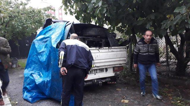 İstanbul’dan çalınan otomobil Bafra’da parçalanmış halde bulundu