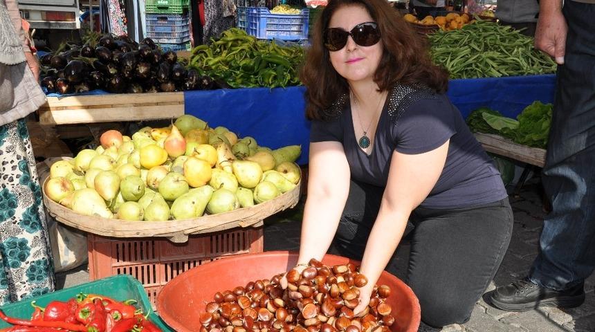 Simav kestanesi pazardaki yerini aldı