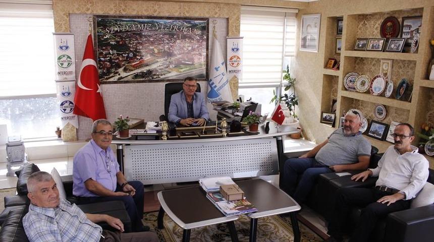 Darıca Bilecikliler Dayanışma Derneği&rsquo;nden Vezirhan Belediyesine ziyaret