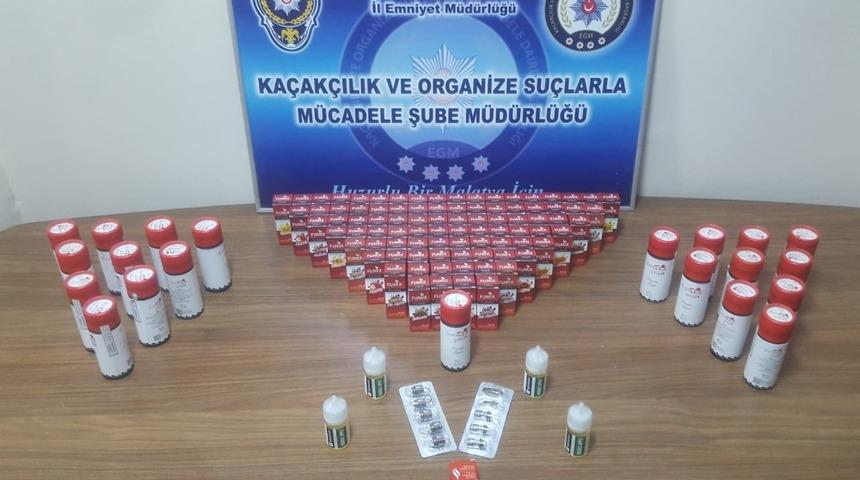 Malatya&rsquo;da ka&ccedil;ak sigara ve i&ccedil;ki operasyonu