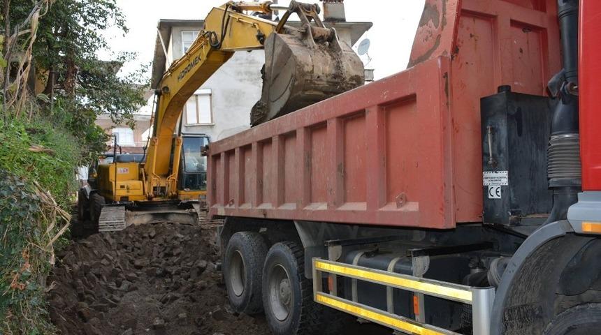 G&ouml;rele Belediyesi&rsquo;nden altyapı &ccedil;alışması