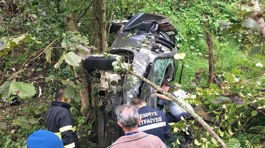 Giresun&rsquo;da trafik kazası: 2 yaralı