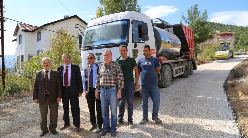 Akseki Belediyesi kombine satıh kaplama aracı aldı