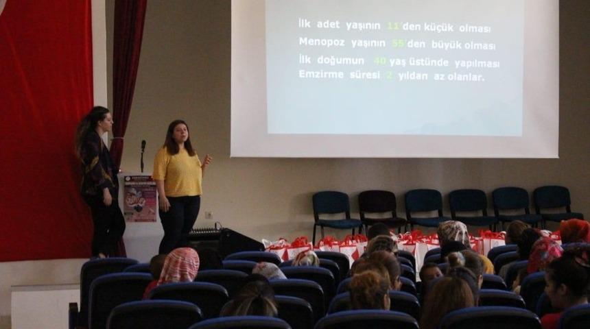 Kadın mahkumlara sağlık eğitimi verildi