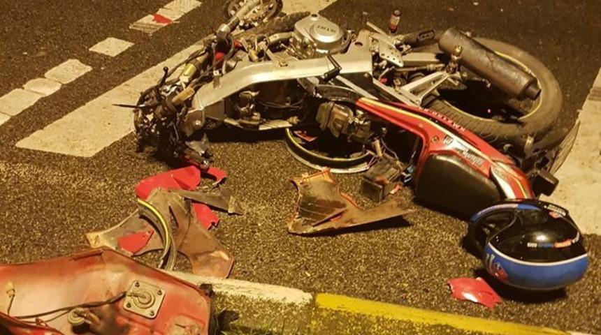 Motosiklet ile otomobil &ccedil;arpıştı: 1 yaralı