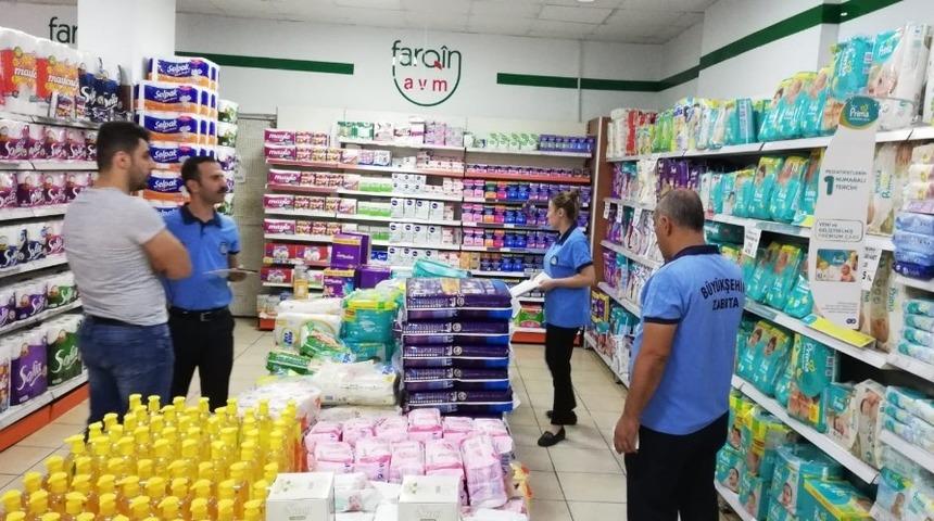 Zabıta ekipleri marketlerde fiyat denetimi başlattı