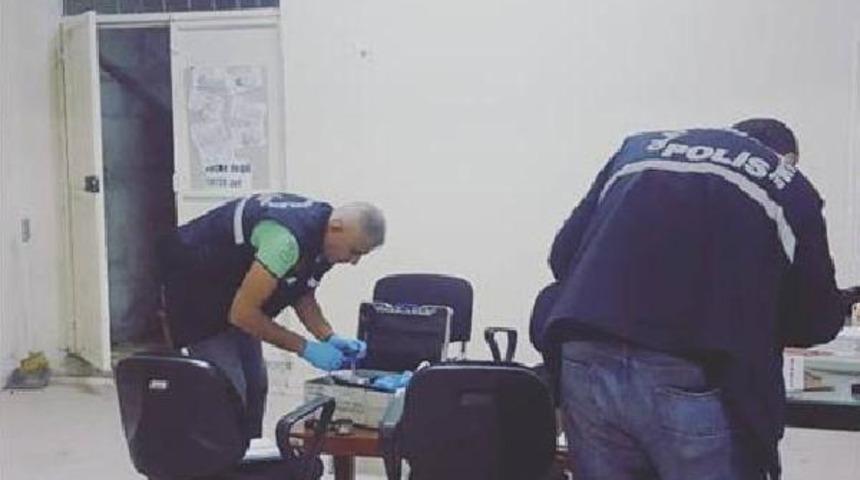 Uyuşturucu ile mücadele derneği binasına hırsız girdi