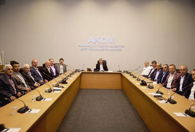 Geyve ve Akyazı’da muhtarlar’dan Başkan Toçoğlu’na ziyaret 1