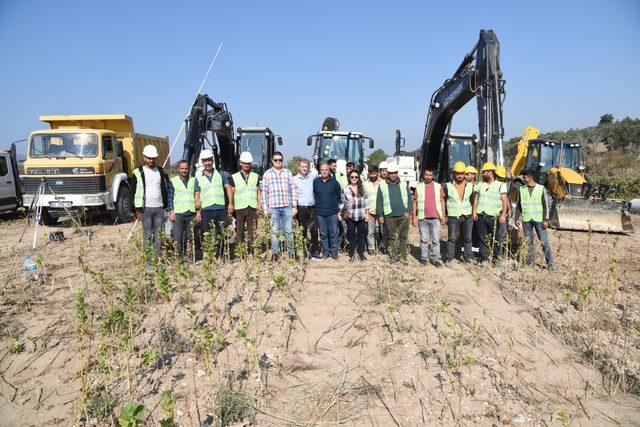 Büyükbelen’in dört gözle beklediği çalışma başladı