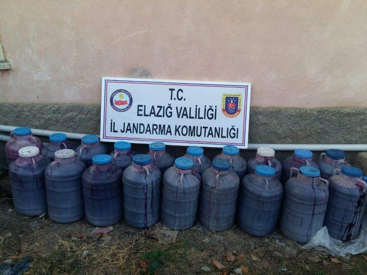 Elazığ’da 6 ton kaçak şarap ele geçirildi G2