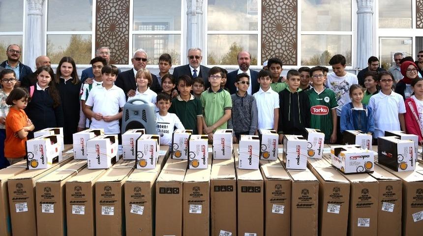 Selçuklu’da çocuklar bisiklet heyecanı yaşadı