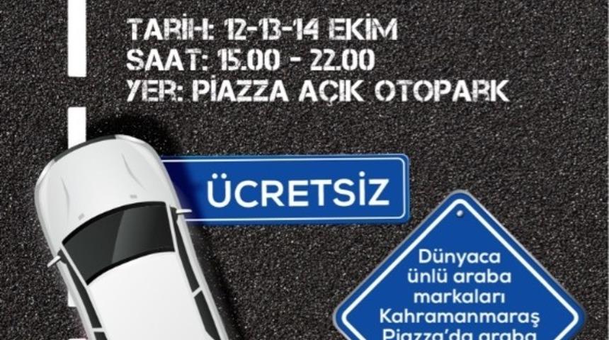 Kahramanmaraş Piazza, otomobil tutkunlarını buluşturacak