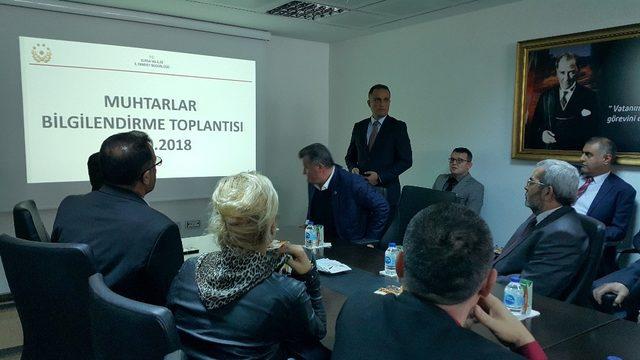 Bursa İl Emniyet Müdürü Osman Ak muhtarlarla bir araya geldi 3