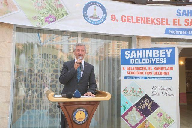 Şahinbey’de 9. Geleneksel El Sanatları sergisi açıldı