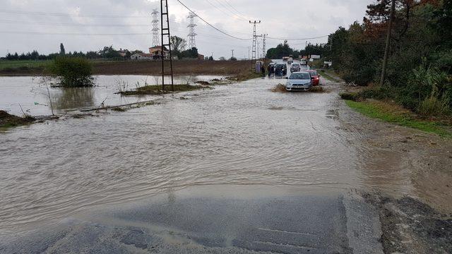 Silivri ve Çatalca'da su baskınları