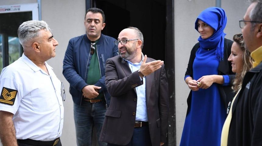 Başkan &Uuml;z&uuml;lmez&rsquo;den Karakol incelemesi