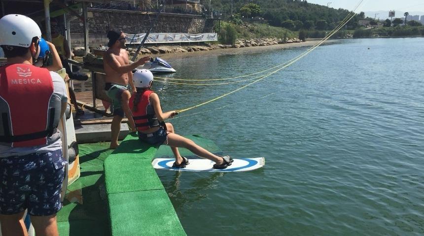 İzmit Belediyesi&rsquo;nden wakebord eğitimi