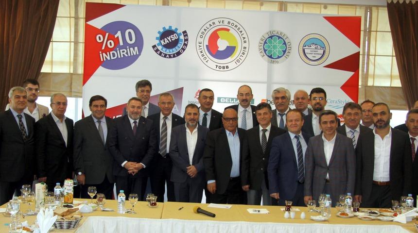 Kayseri'den enflasyonla mücadeleye ortak destek