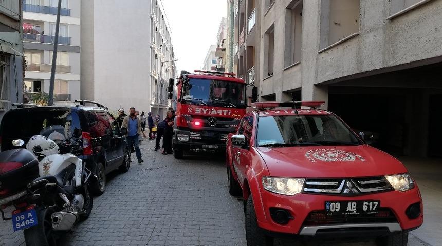 Aydın&rsquo;daki bodrum yangını korkuttu