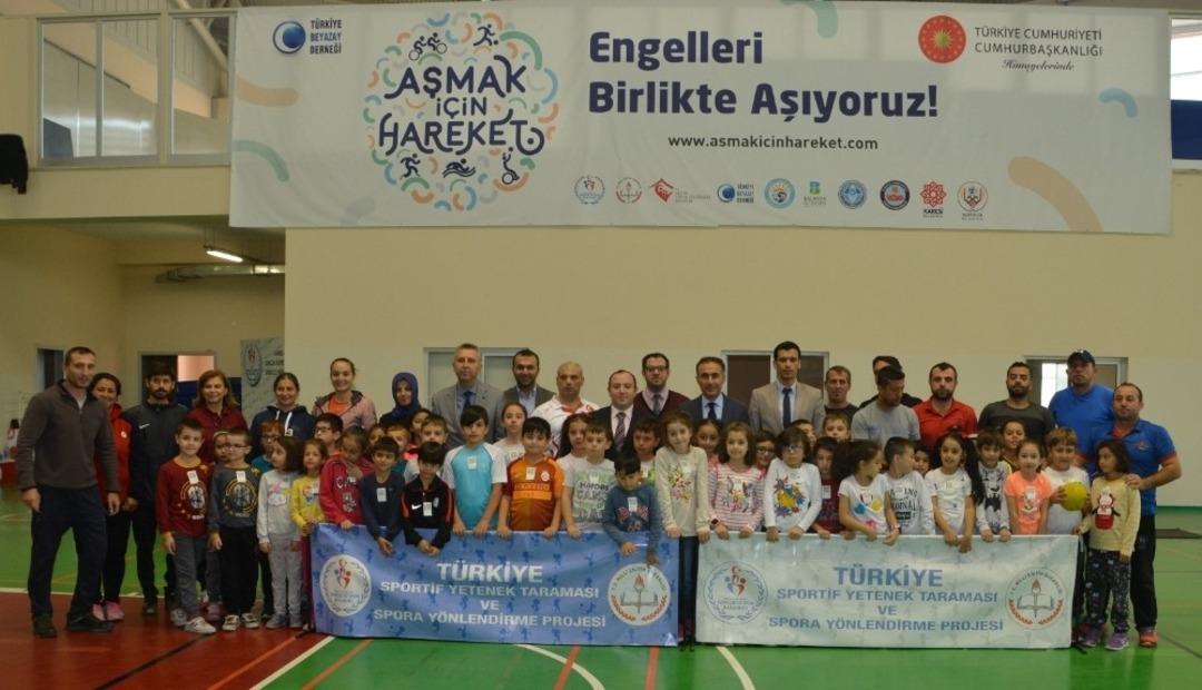 &Ouml;ğrencilere sportif yetenek taraması yapılıyor