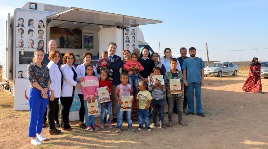 &Ccedil;adırlarla yaşayan gezici tarım iş&ccedil;ilerine sağlık taraması