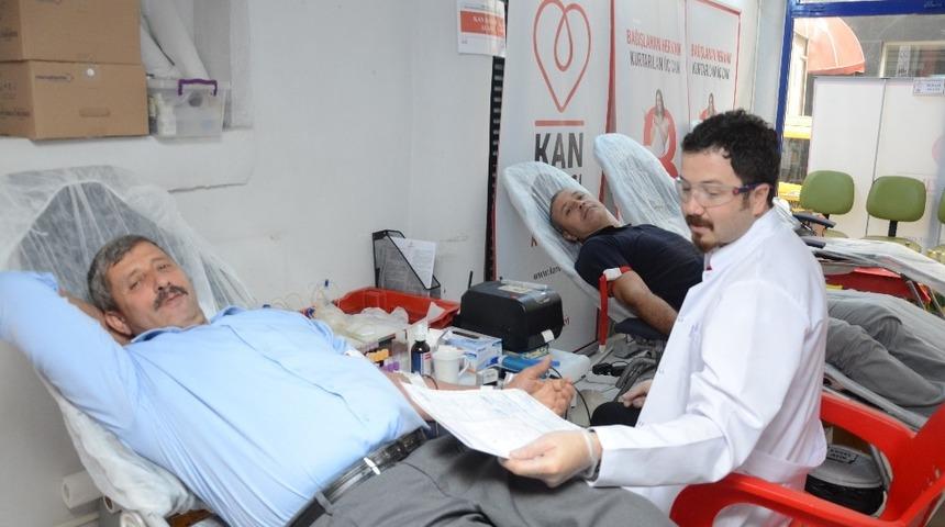 Ordu&rsquo;da kan bağışında d&uuml;ş&uuml;ş