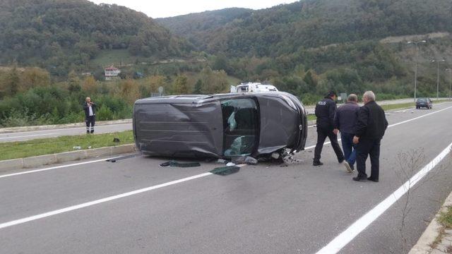 Sinop’ta trafik kazası: 1 yaralı