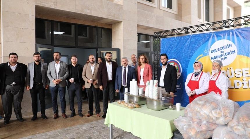 Başkan Baran&rsquo;dan &ouml;ğrencilere &ccedil;orba ikramı