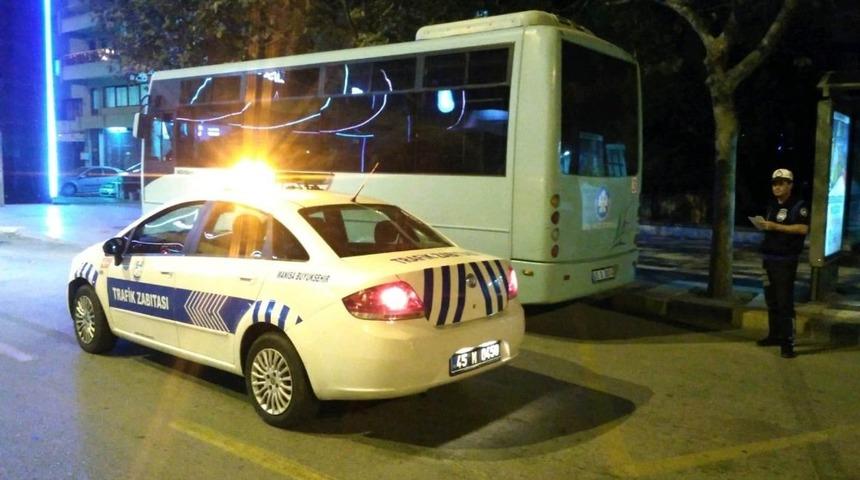 Şehir i&ccedil;ine park eden otob&uuml;slere cezai işlem