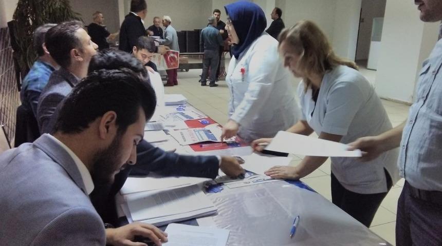 T&uuml;rk Sağlık Sen Kırşehir Şube Başkanı Kurt: "Beklentileri karşılayacak yıpranma payı m&uuml;cadelemiz devam edecek"