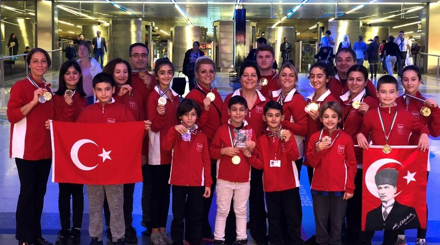 KSKC T&uuml;rk Karate-do sporcuları 23 madalya kazandı