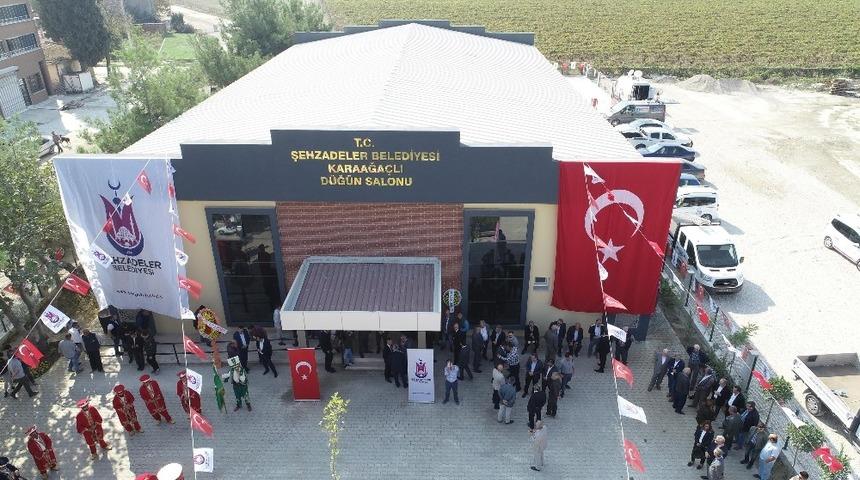 Karaağa&ccedil;lı D&uuml;ğ&uuml;n Salonu a&ccedil;ıldı