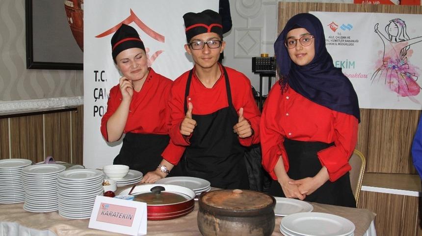 &Ccedil;ocuk evlerinden lezzet ş&ouml;leni