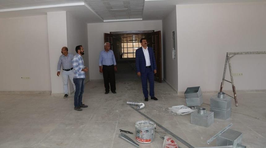 Eyy&uuml;biye&rsquo;de belediye ek binası yapım &ccedil;alışmaları sona gelindi