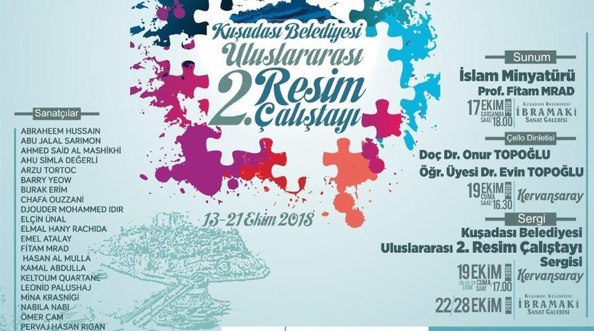 2.Uluslararası Resim &Ccedil;alıştayı yarın başlıyor