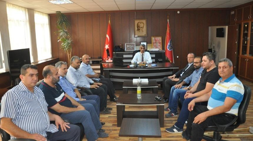 Basın Mensuplarından Emniyet M&uuml;d&uuml;r&uuml; Yaman&rsquo;a ziyaret