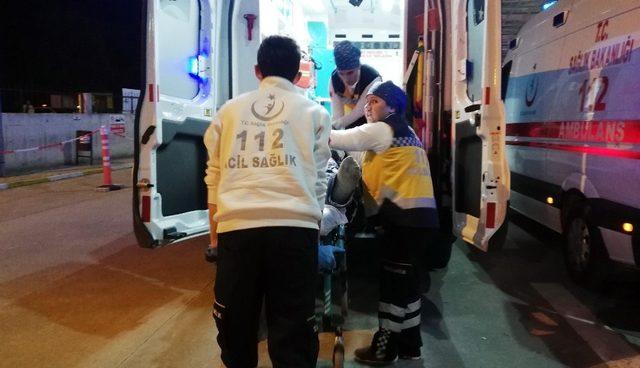 Samsun’da otomobil ile motosiklet çarpıştı: 3 yaralı