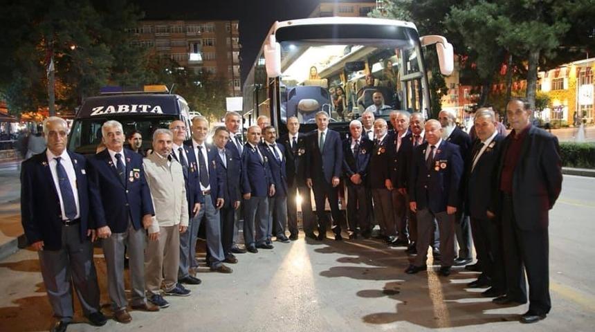 Elazığlı Kıbrıs Gazileri, Kıbrıs&rsquo;a uğurlandı