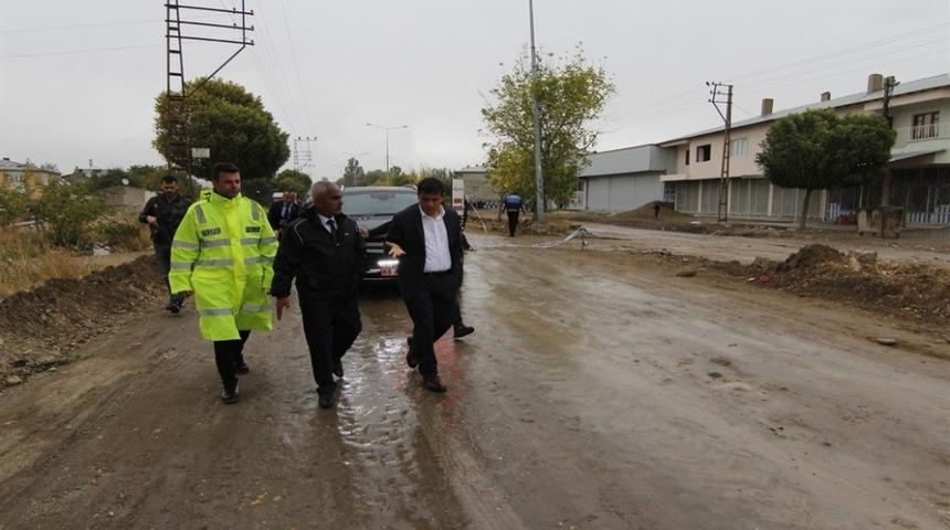 Kaymakam Mehmetbeyoğlu, &ccedil;alışmaları yerinde inceledi