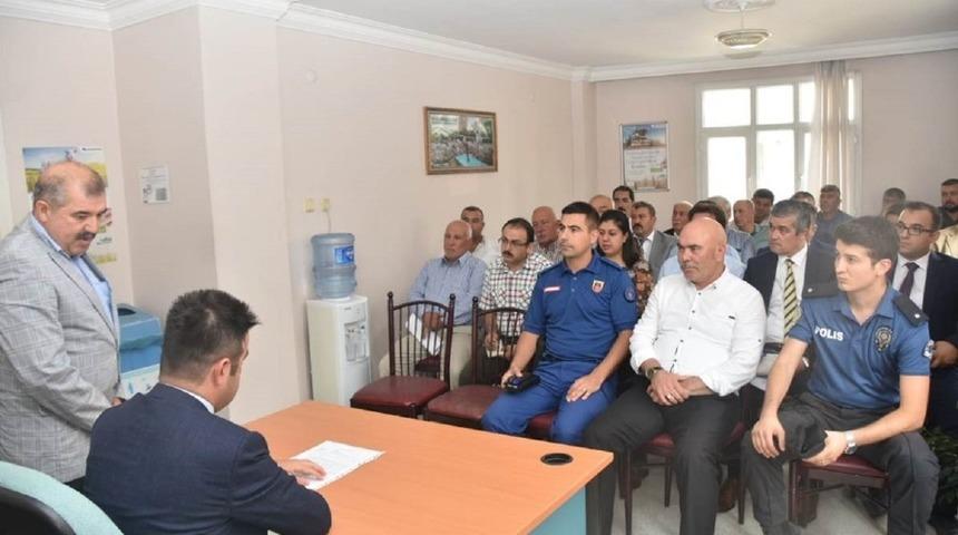 Karaisalı Kaymakamı Selami Korkutata &ccedil;ift&ccedil;ilerle buluştu