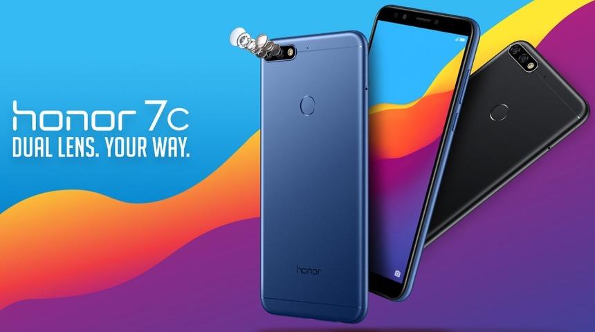 Uygun fiyatlı Honor 7C inceleme altında