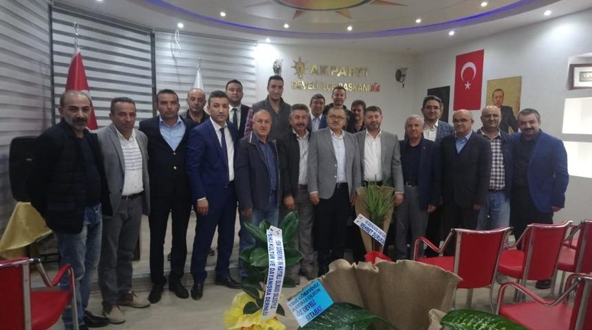 Şıhlı Derneği AK Parti Develi İlçe Başkanı Turan’ı ziyaret etti